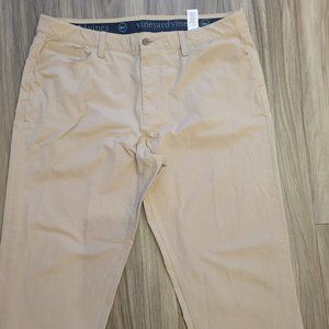 vineyard vines On-The-Go Slim Fit Performance Pant 36x32 Men's